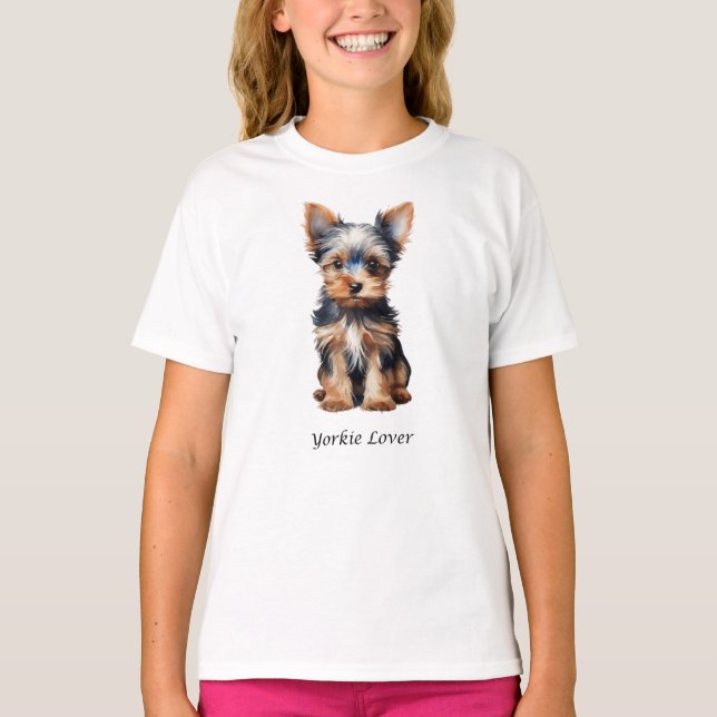 Yorkie Lover Shirt - Niedliches Yorkie Shirt (Vorderseite)