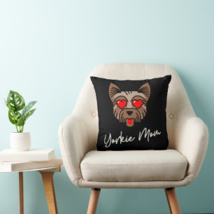 Yorkie Mama 3 16x16 Kissen