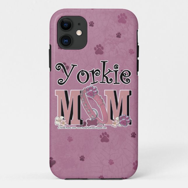 Yorkie MAMA Case-Mate iPhone Hülle (Rückseite)