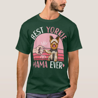 Yorkie Mama Dog Apparel Yorkshire Terrier Eigentüm T-Shirt