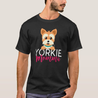 Yorkie-Mama-Geschenk Muttertag Hundes Liebe Frauen T-Shirt