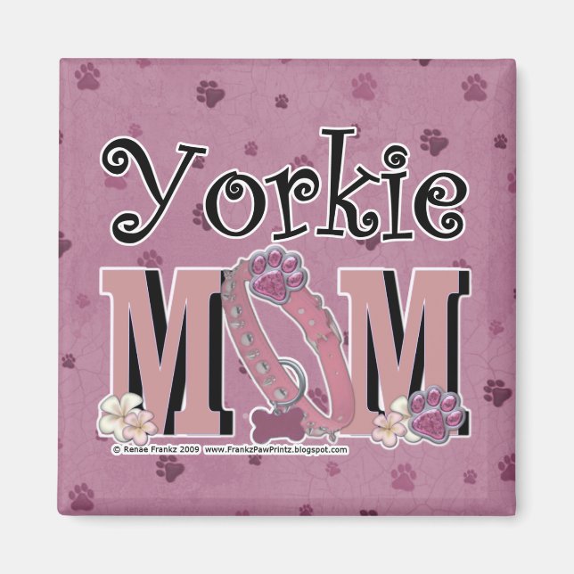 Yorkie MAMA Magnet (Vorne)