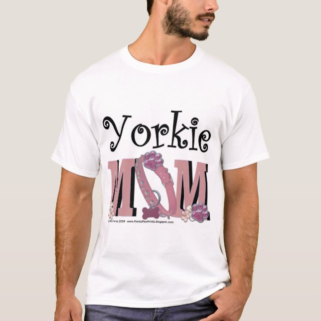 Yorkie MAMA T-Shirt (Vorderseite)