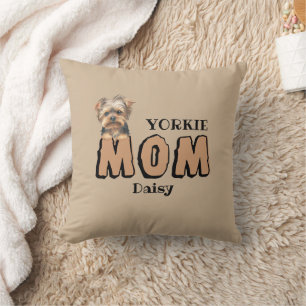 Yorkie Mama Yorkshire Terrier Lover Individuelle N Kissen