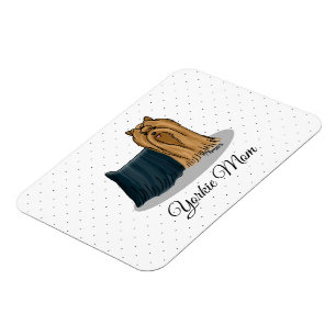 Yorkie Mama (Yorkshire Terrier Mama) Niedliche Hun Magnet