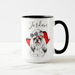 Yorkie Mode-Trieb addieren Ihren Namen Tasse