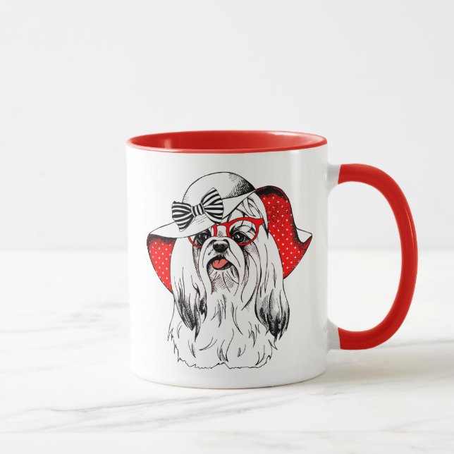 Yorkie Mode-Trieb Tasse (Rechts)