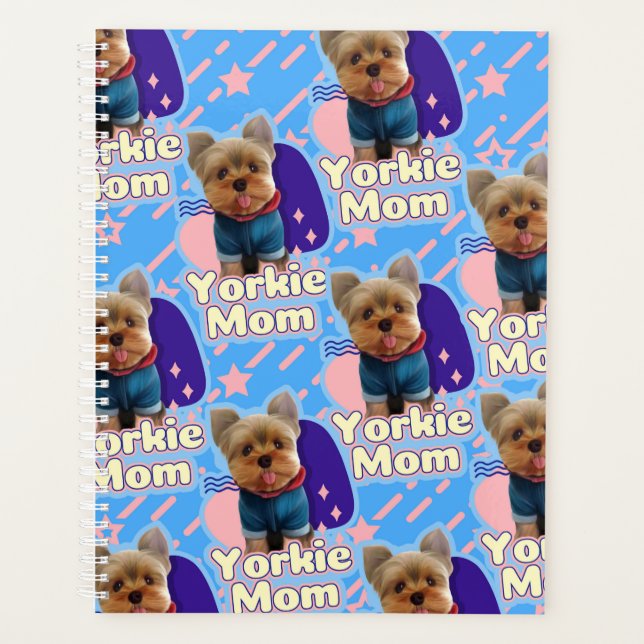 Yorkie Mom Planer (Vorderseite)