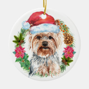 Yorkie niedliche Wasserfarbe Keramik Ornament
