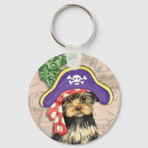 Yorkie Pirate Schlüsselanhänger