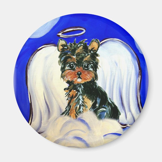 Yorkie Poo Angel Magnet (Vorne)