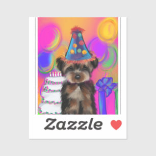 YORKIE POO AUFKLEBER