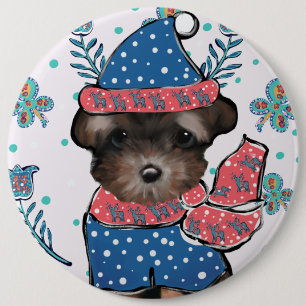 Yorkie Poo Button