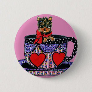 Yorkie Poo Button