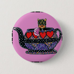 Yorkie Poo Button