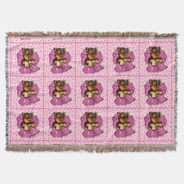 Yorkie Poo Decke (Vorderseite)