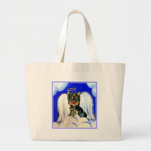 Yorkie Poo Engel Jumbo Stoffbeutel