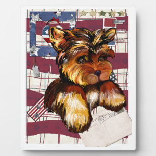 YORKIE POO FOTOPLATTE