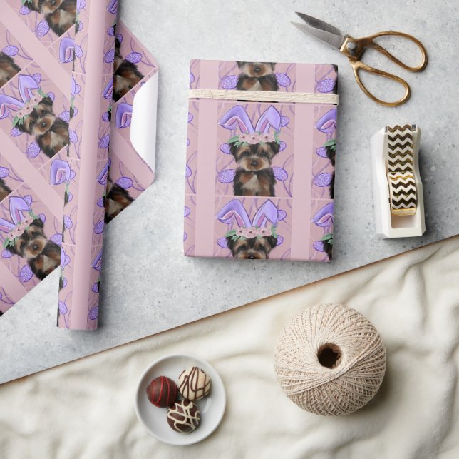 Yorkie Poo Geschenkpapier (Kunsthandwerk)