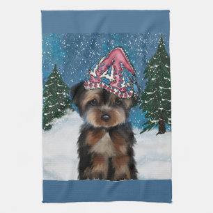 YORKIE POO GESCHIRRTUCH