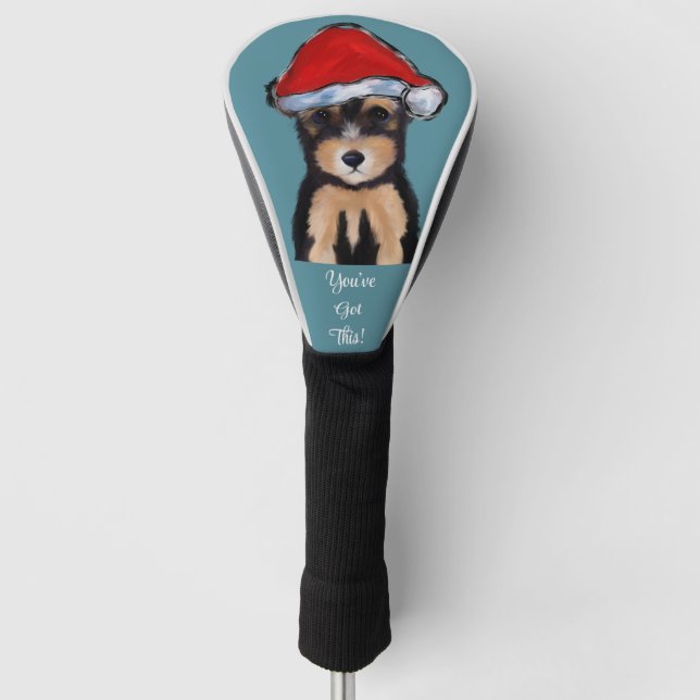Yorkie Poo Golf Headcover (Vorderseite)