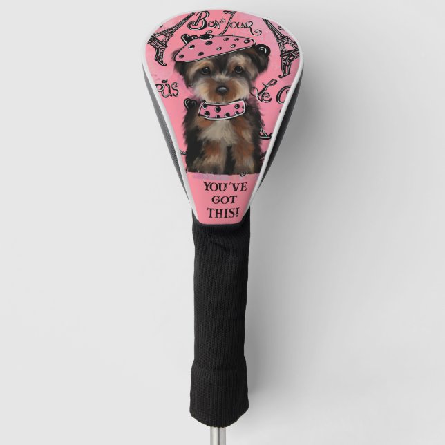 YORKIE POO GOLF HEADCOVER (Vorderseite)