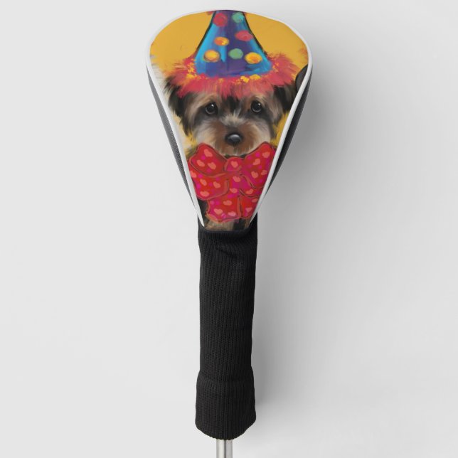 Yorkie Poo Golf Headcover (Vorderseite)