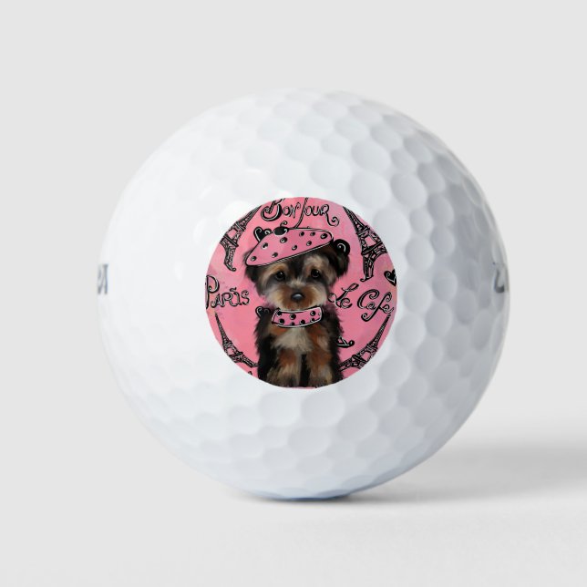 YORKIE POO GOLFBALL (Vorderseite)