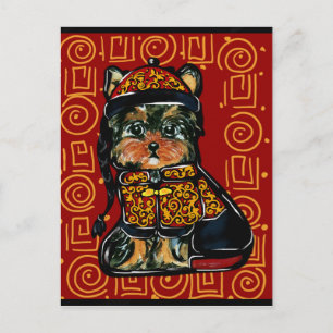 Yorkie Poo, Hund des Jahres 2018! Postkarte