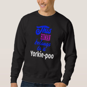 Yorkie Poo Hund Poodle Yorkshire Terrier Sweatshirt