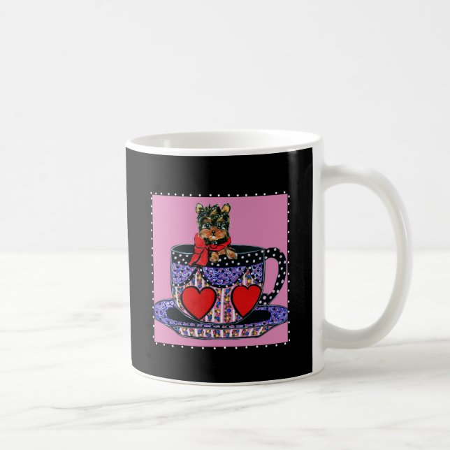 Yorkie Poo Kaffeetasse (Rechts)