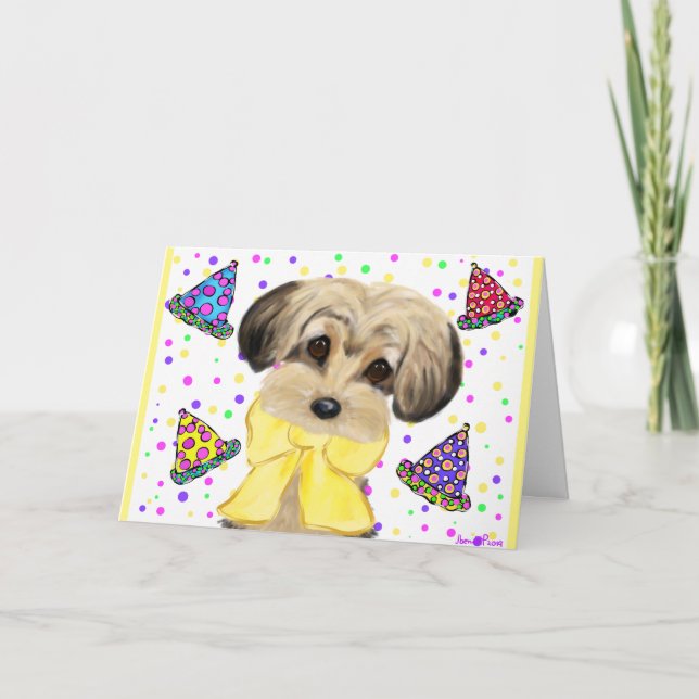 YORKIE POO KARTE (Vorderseite)