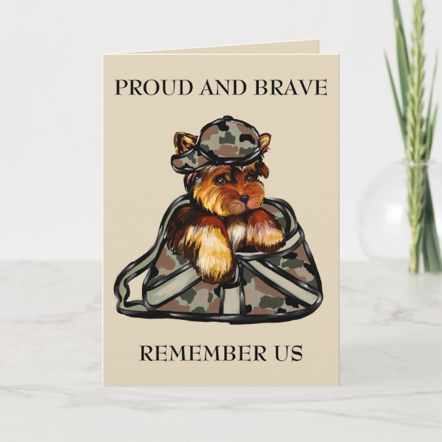 YORKIE POO KARTE (Vorderseite)