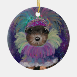 Yorkie Poo Keramik Ornament
