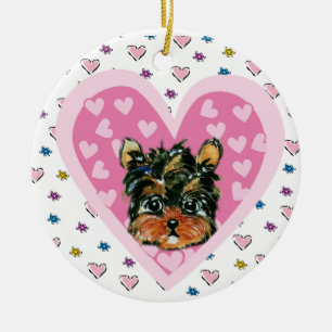 Yorkie Poo Keramikornament