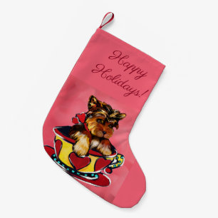 Yorkie Poo Kleiner Weihnachtsstrumpf