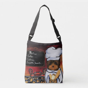 YORKIE POO   KÜCHENCHEF   TRAGETASCHEN MIT LANGEN TRÄGERN