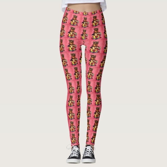 Yorkie Poo Leggings (Vorderseite)