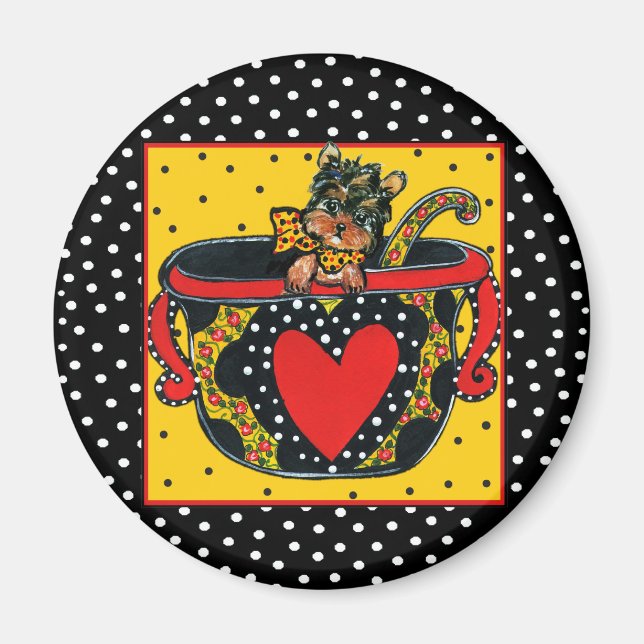 Yorkie Poo Magnet (Vorne)