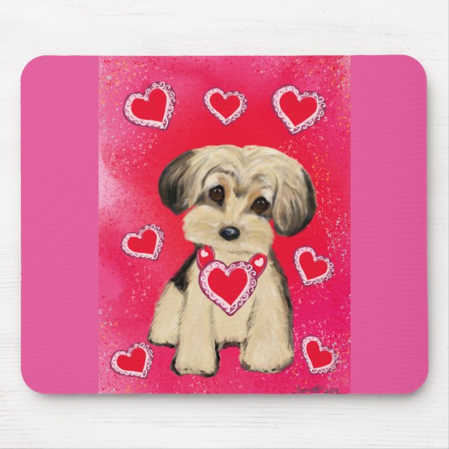 YORKIE POO MOUSEPAD (Vorne)
