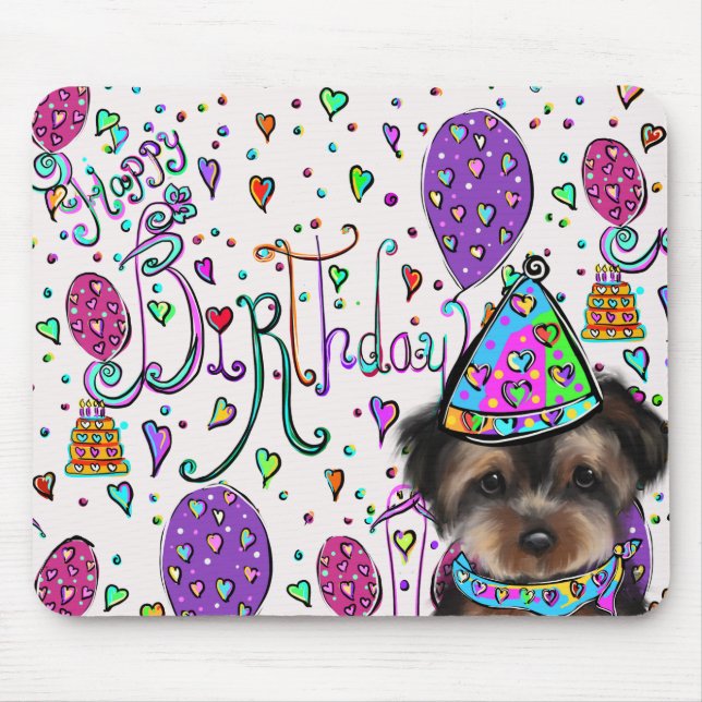 Yorkie Poo Mousepad (Vorne)