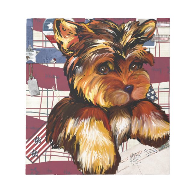 YORKIE POO NOTIZBLOCK (Vorderseite)