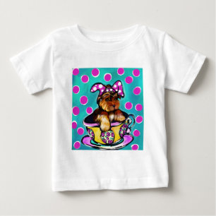Yorkie Poo Ostern Baby T-shirt