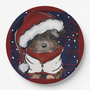 Yorkie Poo Pappteller