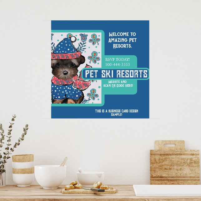 Yorkie Poo Poster (Küche)