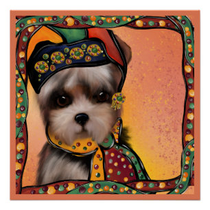 Yorkie Poo Poster
