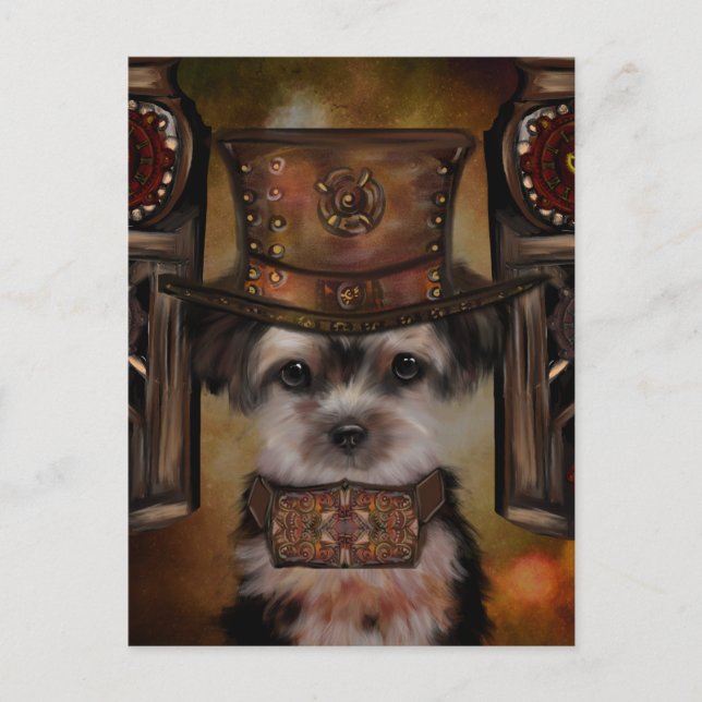 Yorkie Poo Postkarte (Vorderseite)