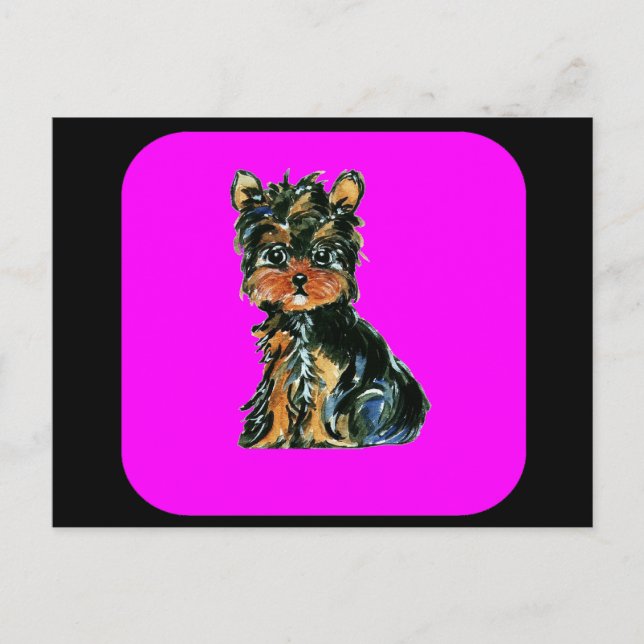 Yorkie Poo Postkarte (Vorderseite)