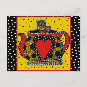 Yorkie Poo Postkarte