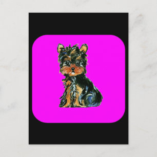 Yorkie Poo Postkarte